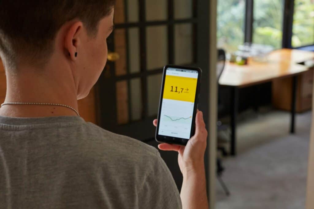 Continuous Glucose Monitor (CGM) vs Fasting Blood Sugar (FBS) To Diagnose Diabetes 1 a person looking at blood sugar results